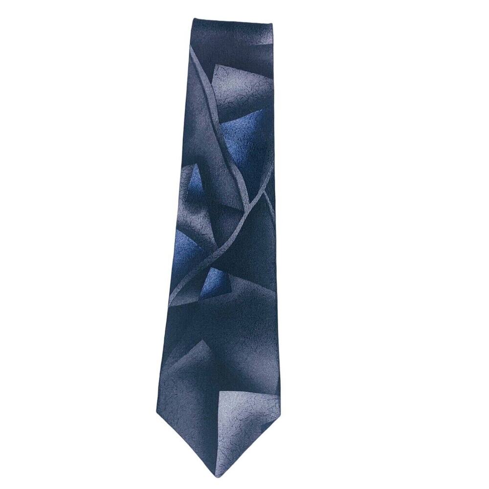 Croft & Barrows Black and Gray Neck Tie, 57" Long 4" Wide